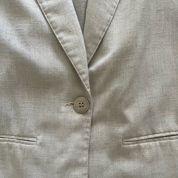 Vintage Linen Mix Blazer - Picture 4 of 13